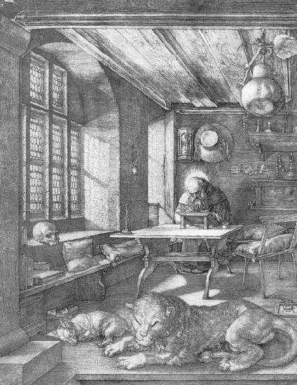 St Jerome in his Study, Albrecht Durer